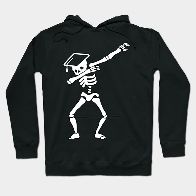 Skeleton Graduate Dab Hoodie by Ramateeshop